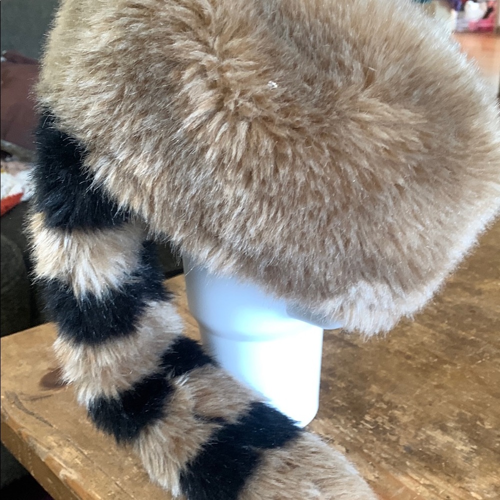Disney Tan and Black Furry Hat